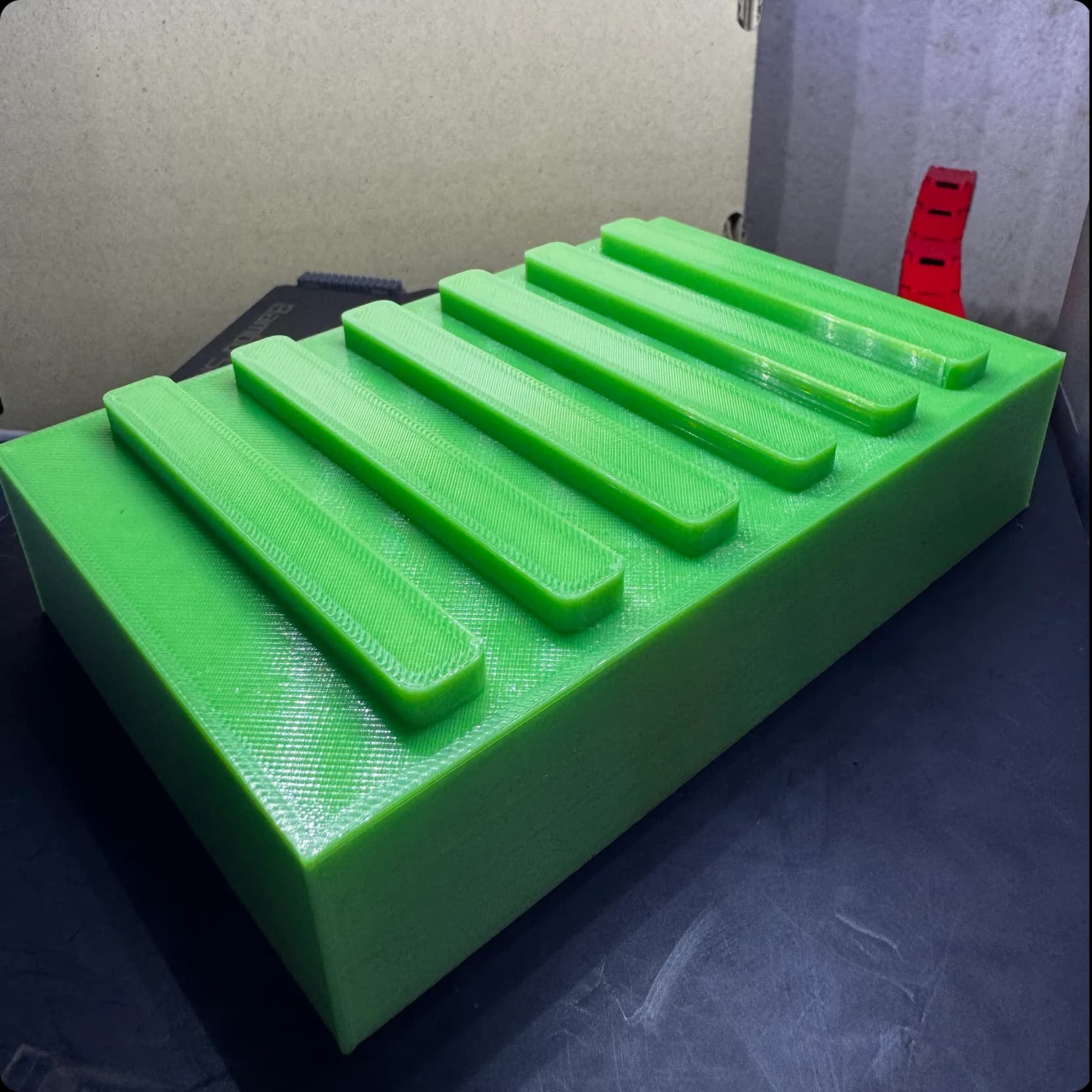 แม่พิมพ์ซิลิโคน PETG สีเขียว