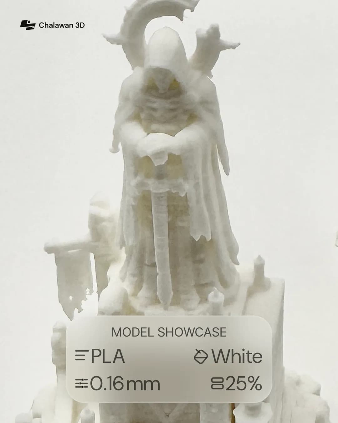 Hooded Figure on Pedestal
