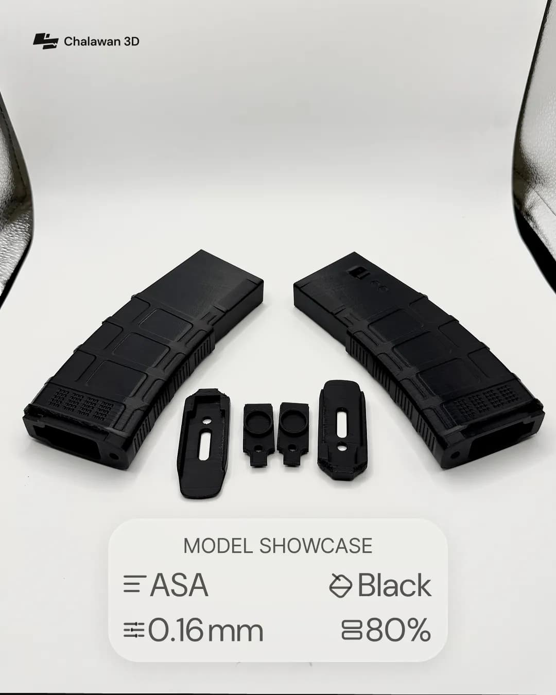 Contoured Part with Fitted Inserts