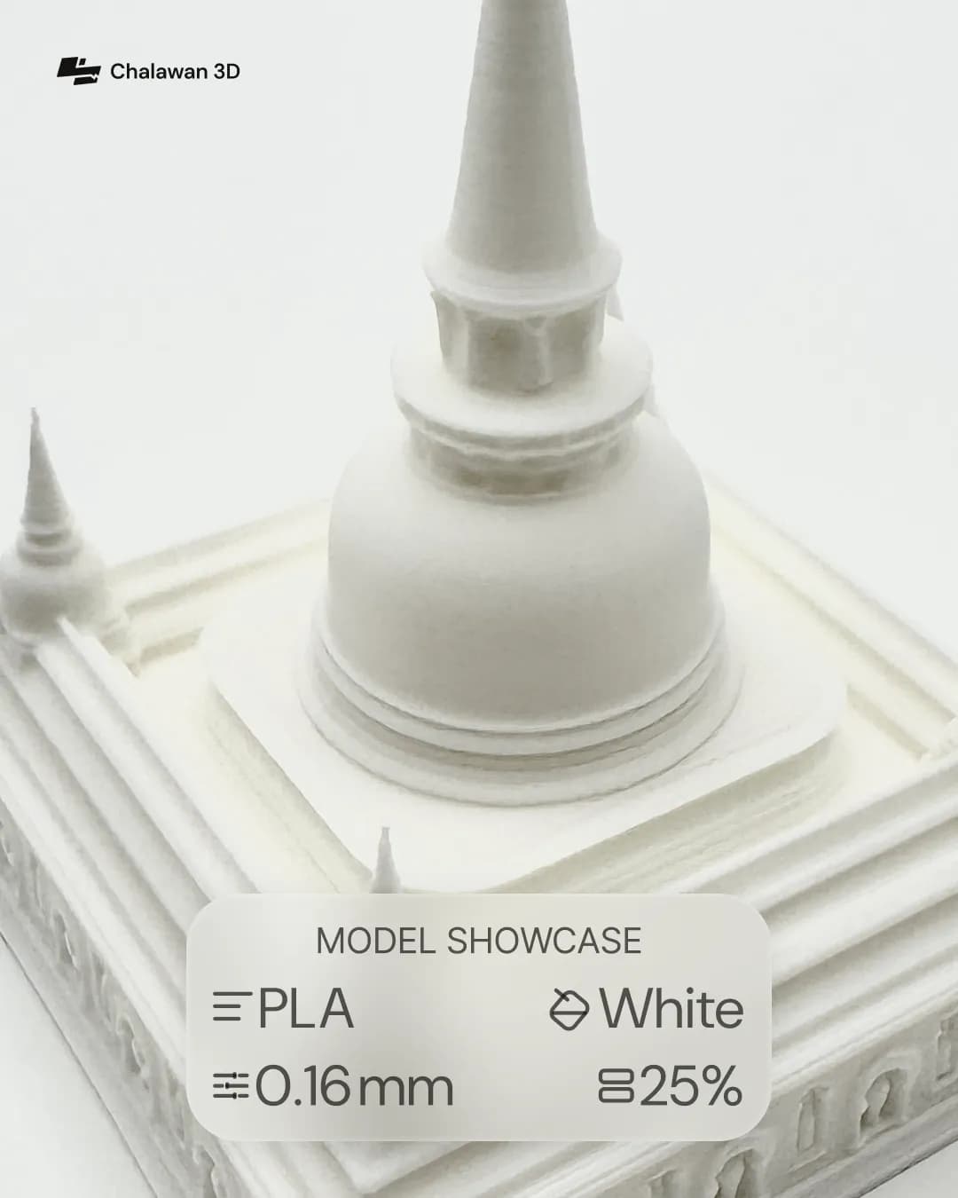 Stupa Temple Model
