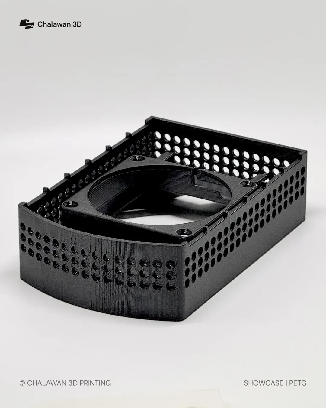Perforated Enclosure with Fan Mount