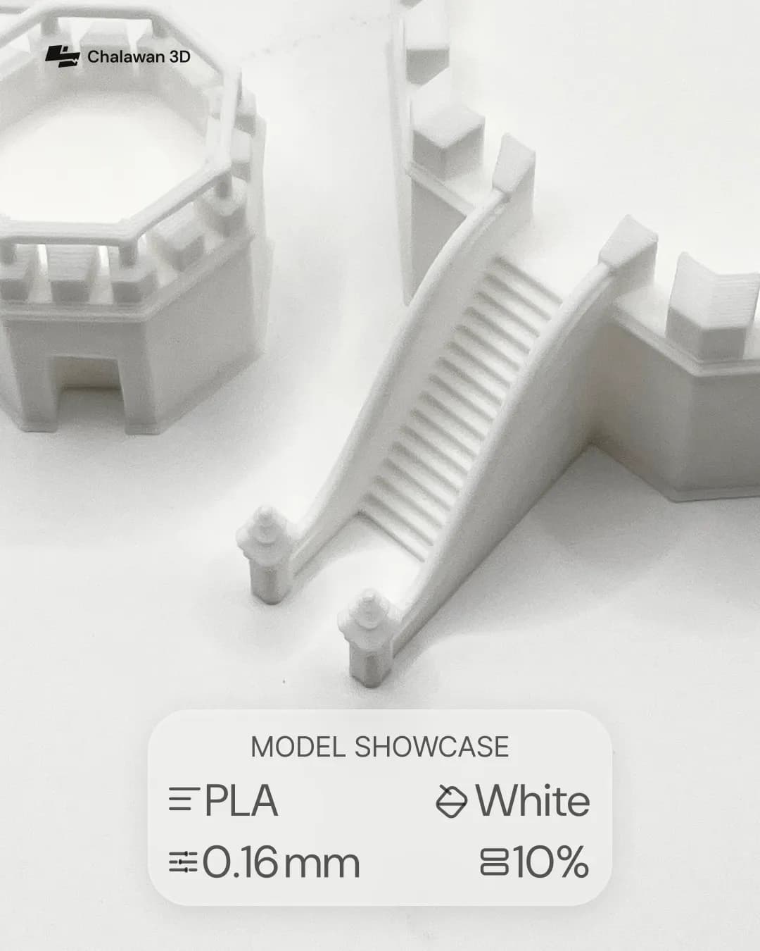 Fortress Tower and Staircase Model
