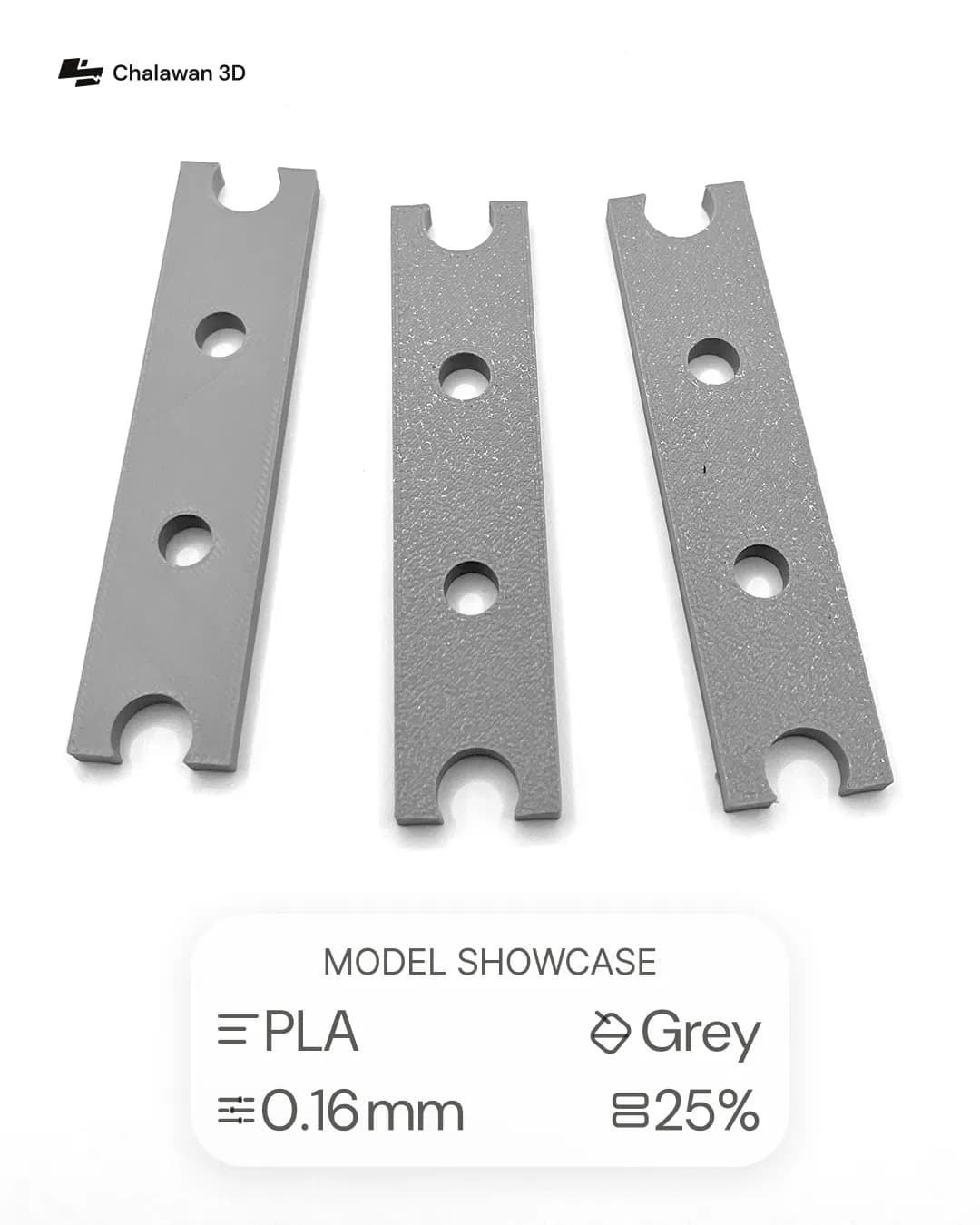 Flat Spacer Plates with Holes