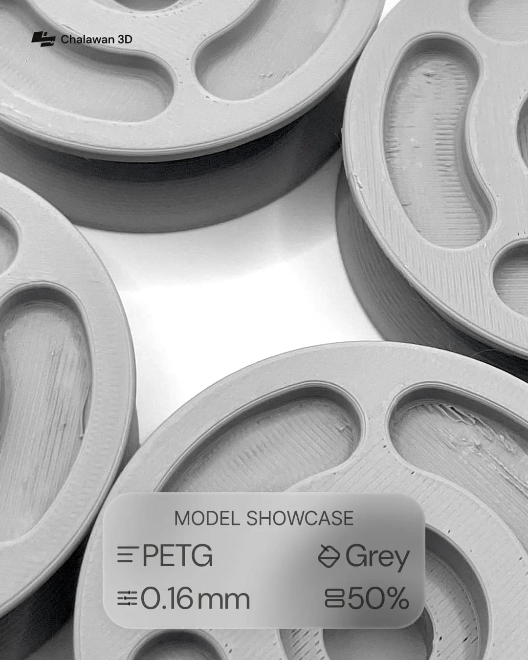 Round Discs with Kidney Cutouts