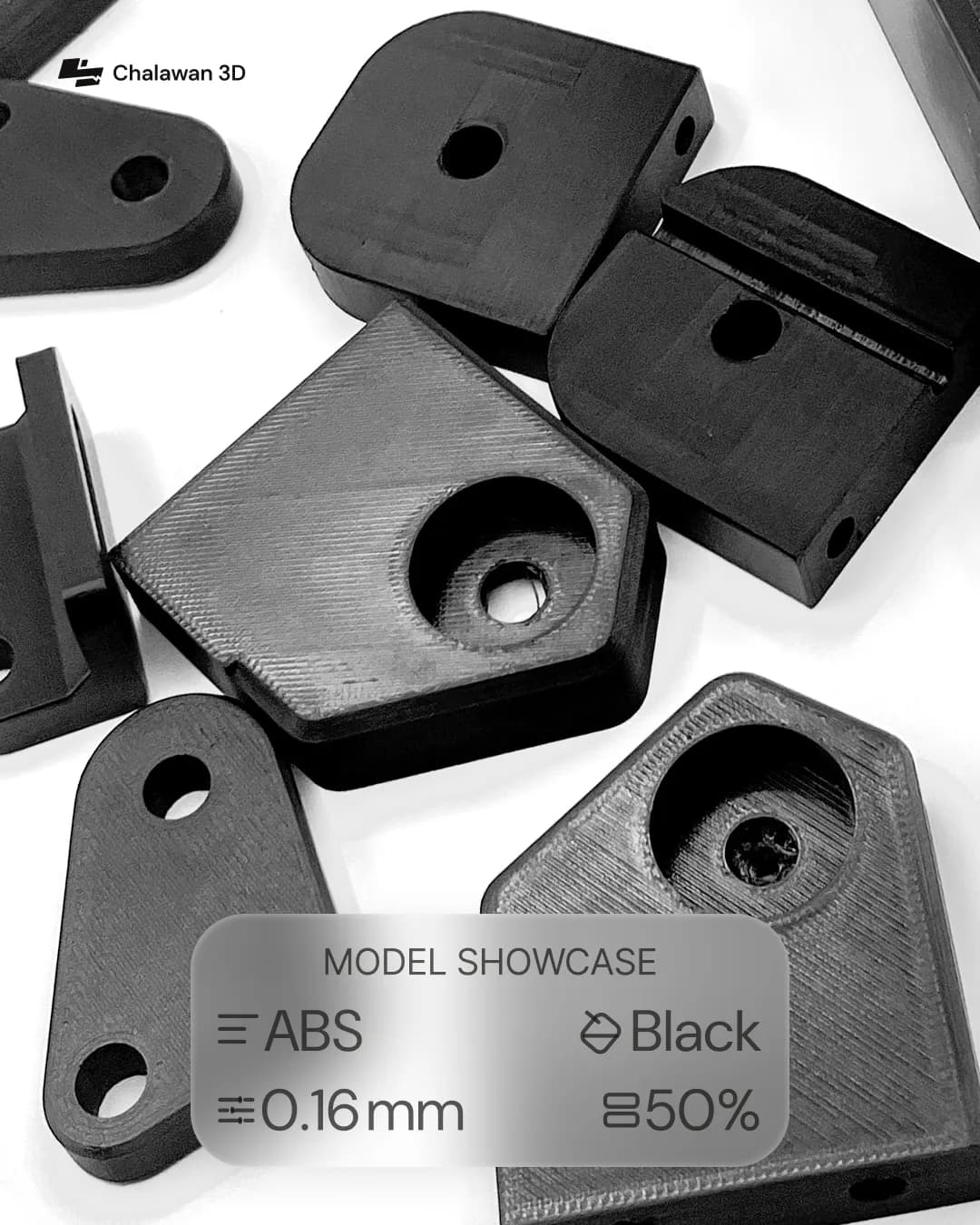 Black Mounting Brackets