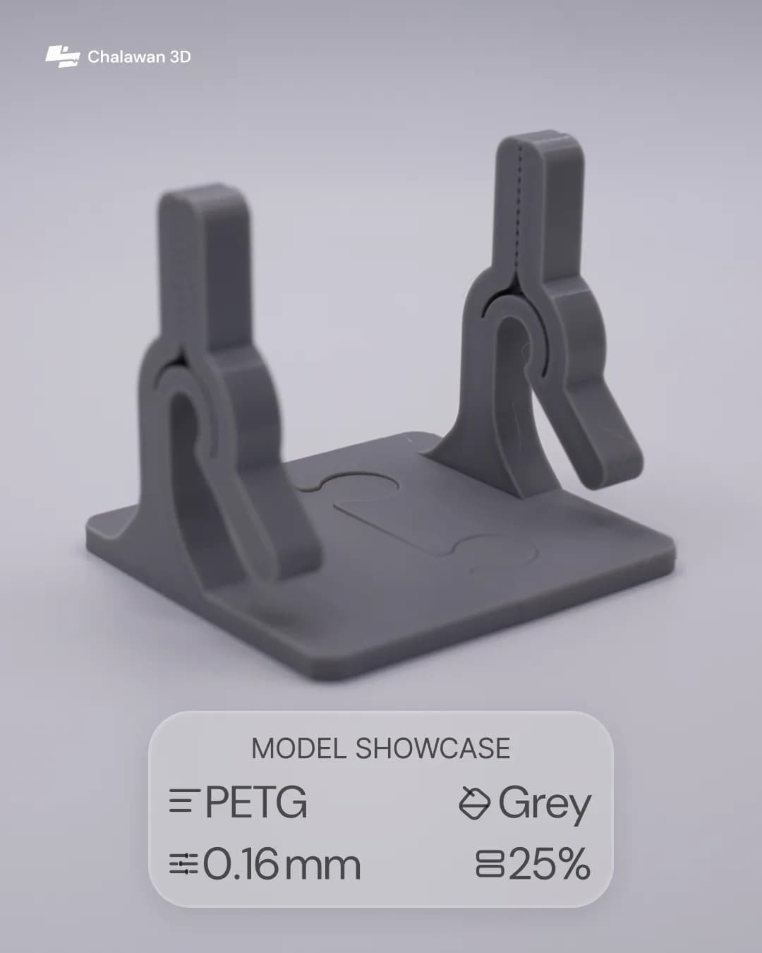 Two-Arm Stand with Puzzle Base