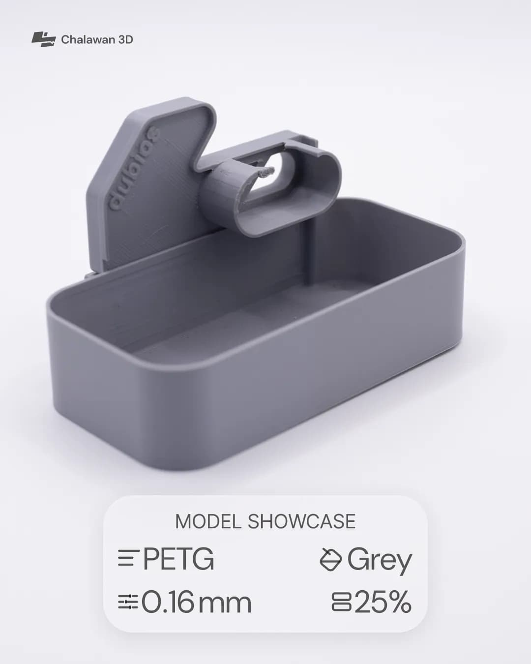 Tray with Cable Clip