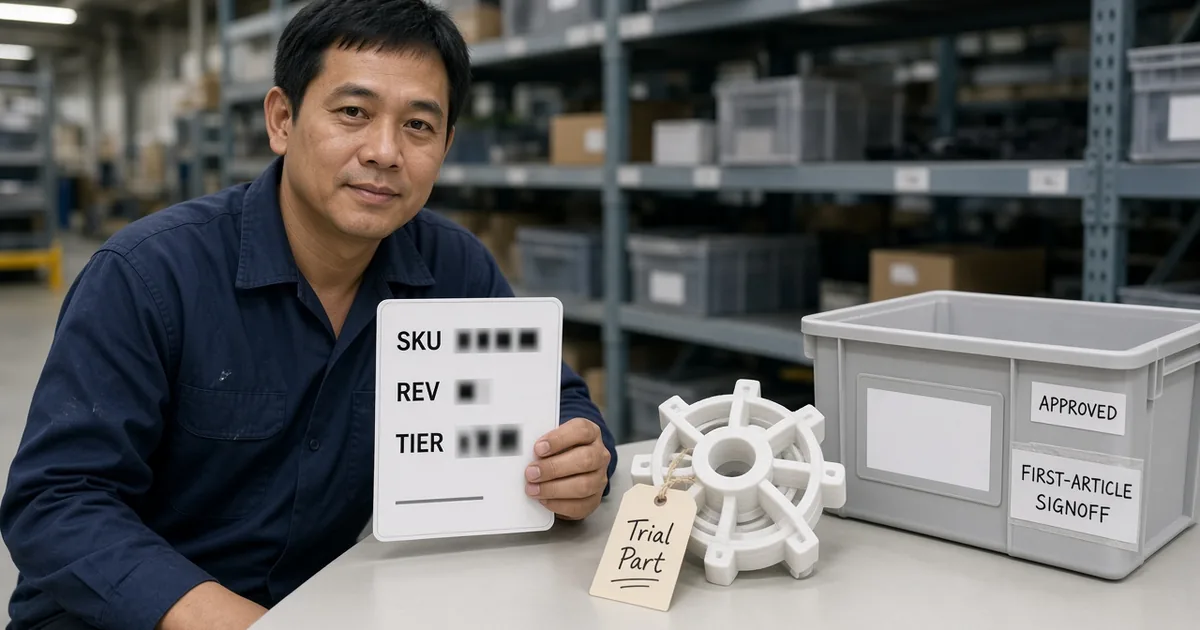 แนะนำ SKU ใหม่ อะไหล่พิมพ์ 3D โรงงาน — เกตก่อนเข้า catalog ไม่ใช่แค่มีไฟล์ STL